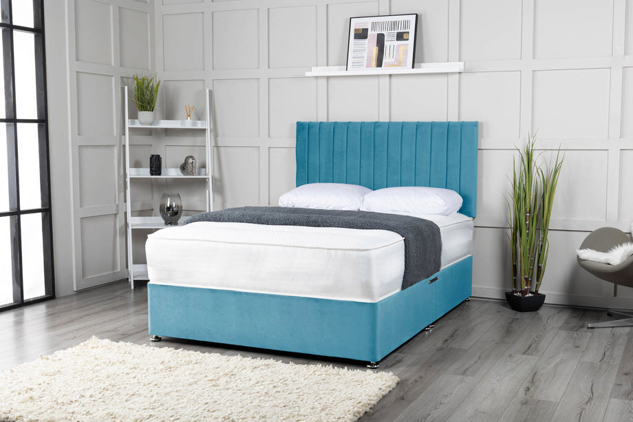 Teal deals divan bed